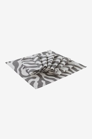 Jotex - Serviett 8-pk Grå/hvit - ZOE - Kjøp Servietter hos Jotex