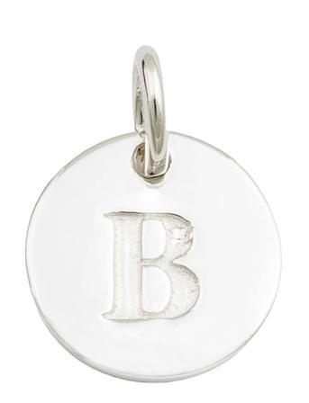 Beloved Mini Letter Silver Halskæde Hængesmykke Silver Syster P