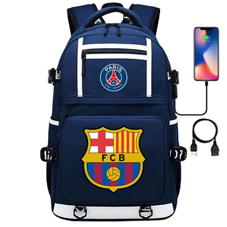 Messi Barcelona Trykt Rygsæk Rejsetaske Skole Rygsæk Vandtæt Computer(4)