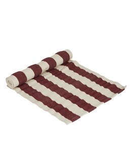 Bordslöpare Stig randig bäckebölja Röd - Fondaco