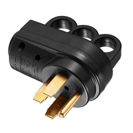 Lettvekt 125V Bobil Elektrisk Koblingsplugg Sikker Strømforsyning Brukervennlig Bakre Trekkring 50AMP Strøm