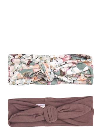 Hydrangeas Headband 2-Pack Accessories Headwear Hats Headbands Rosa Müsli By Green Cotton