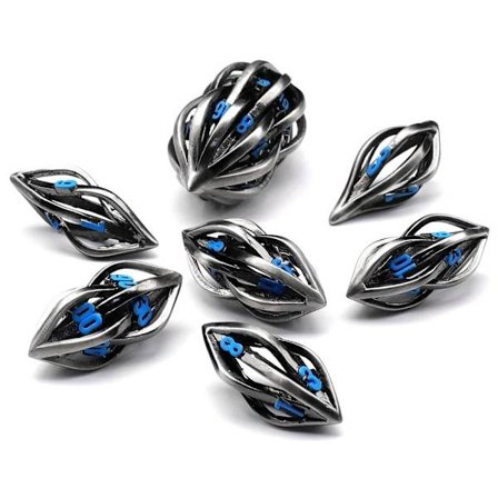 7st DND Metal Dice Set Game Dice 01 01