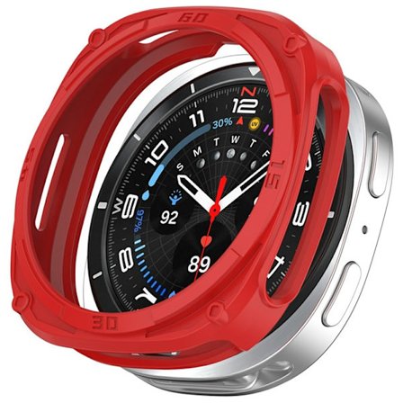 Galaxy Watch 8 (40mm) Skal Hollow Shockproof Bumper - Röd