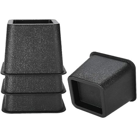 4 stk. møbelkran 3 tommer justerbar stol sofa kran tung fodstøtte kran sort