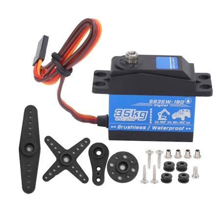 35KG RC Vanntett Børsteløs Motor Gear Servo Erstatning for 1/8 1/10 RC Bil Robot