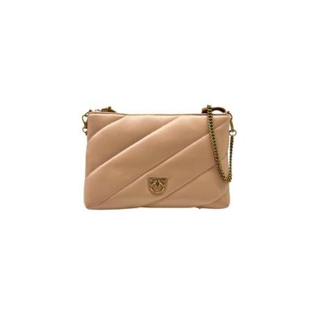 Pinko, Cross Body Bags Beige, Dames, Maat:ONE Size