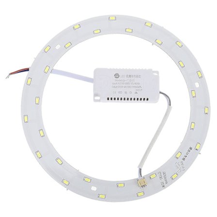 15W 220V-240V SMD 5730 30-LED Magneettinen pyöreä LED-paneelivalaisin LED-kattovalaisin (puhdas valkoinen valo) (FMY)