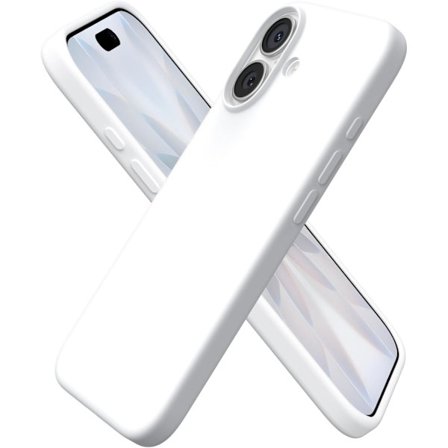 Kompatibel med iPhone 17 6,3-tommers beskyttelsesdeksel, slank flytende silikon 6-lags full dekning myk gummi.