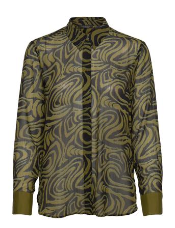 Relaxed Fit Printed Shirt Green Scotch & Soda