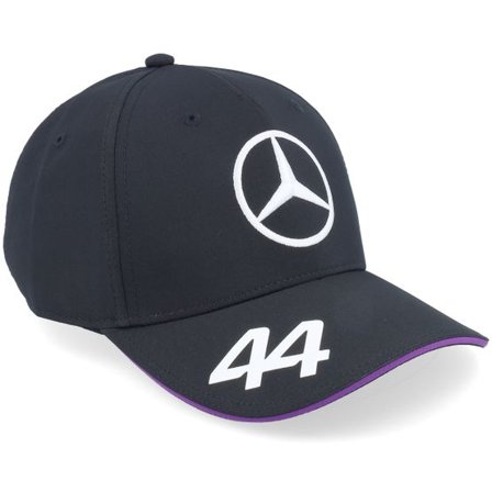 Formula One - Motor Svart adjustable Keps - Kids Mercedes Amg F1 24 Hamilton Black Trucker @ Hatstore