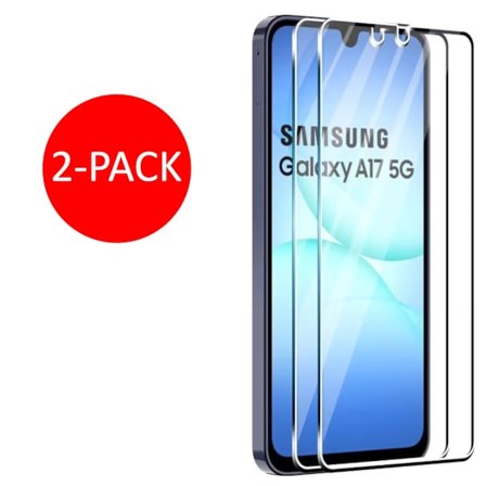 2-Pakka Samsung Galaxy A17 Näytönsuoja Karkaistu Lasi Premium
