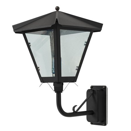 Westal Gustav Vegglykt 400 x 230 mm, E27 Svart, vindusglass, Belysning