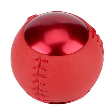 Læder Gearknop M10 x 1.5 til Honda CRZ Civic Type R FA5 FG2 Rød 5 Gear