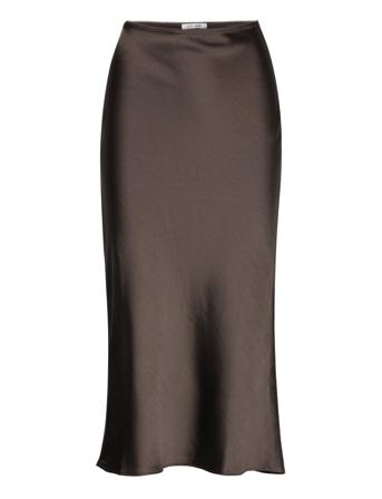 Agneta Skirt 12956 Knälång Kjol Brun Samsøe Samsøe