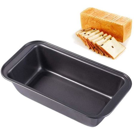 Brödform 25cm avlång bakform rektangulär - Svart[CO]