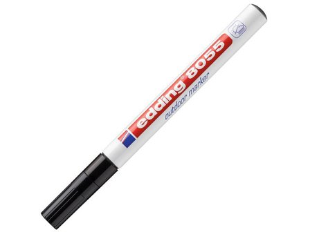 EDDING Märkpenna 8055 för utomhusbruk med 1 - 2 mm, svart - Lyreco - Kontorsmaterial - Pennor - Märkpennor - Rund spets