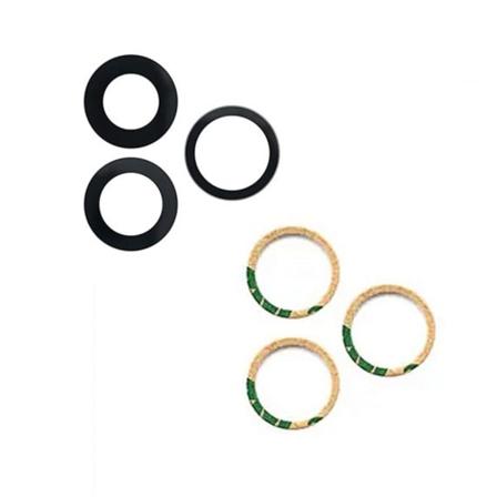 Original iPhone 14 Pro Bak Kameralins Med Tejp - 3-pack