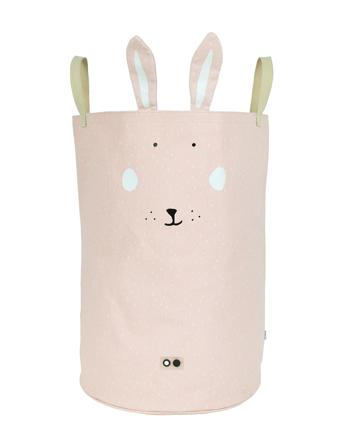 Toy Bag Large - Mrs. Rabbit Home Kids Decor Storage Storage Baskets Vaaleanpunainen Trixie Baby