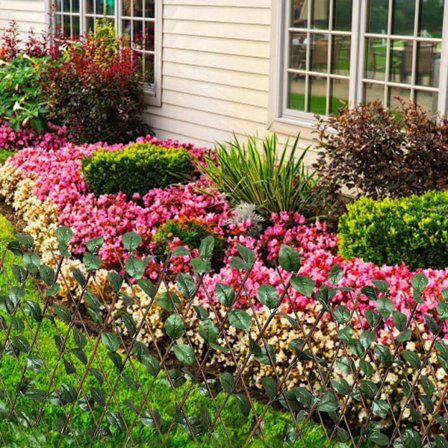 vidaXL Trädgårdsstaket Utdragbart Vide 180x90 cm 5-pack