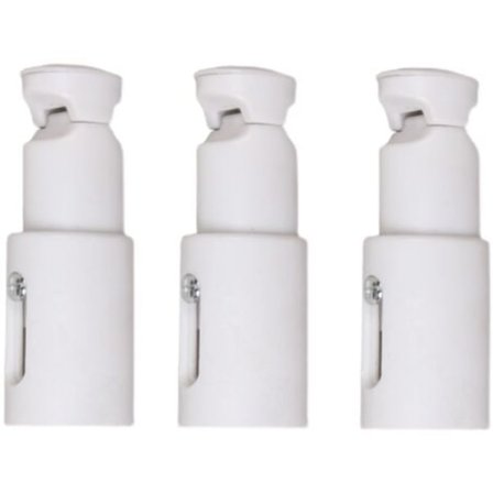 3 stk. Håndkleradiatorfester, Radiator Monteringsbrakett, Egnet for Rette eller Buet Baderomsradiatorer/NC/