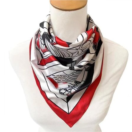 Sidenhalsduk för kvinnor, mjuk, 70*70cm