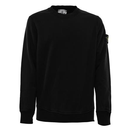 Stone Island, Round-neck Knitwear Czarny, Mężczyzna, Rozmiar: S