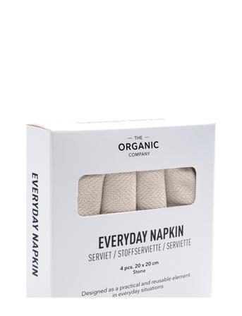 Everyday Napkin Home Textiles Kitchen Textiles Napkins Cloth Napkins Creme The Organic Company