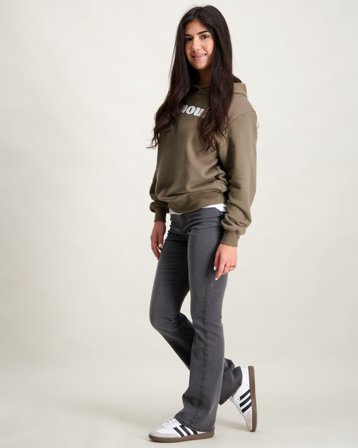 Kids ONLY KOGROYAL LIFE REG FLARED PIM021 Harmaa Farkut Tytöt - Kids Brand Store