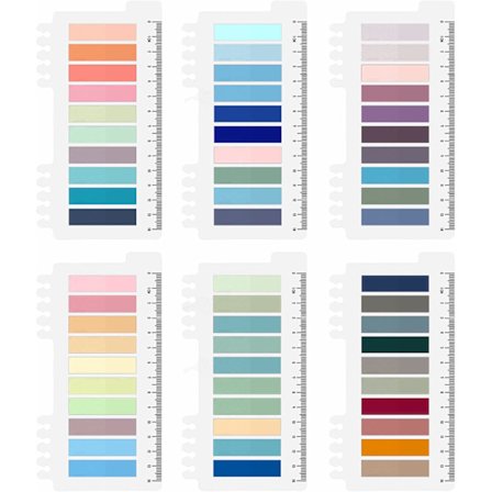 1200 kpl Tarra Indeksilehdet Sivumerkit Värilliset Kirjan Lehdet Tarrat Sivuliput Indeksilehdet Huomautus Tarrat