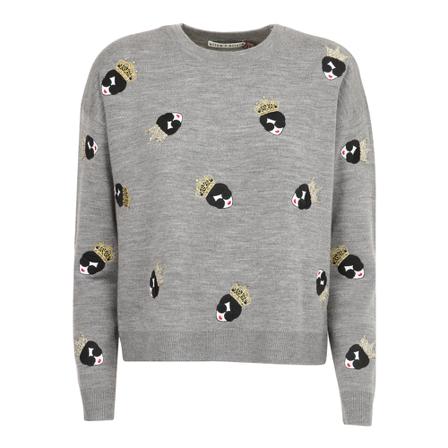 Alice + Olivia, Jumper Grijs, Dames, Maat:M