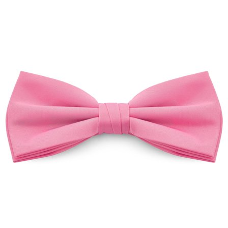 Gotowa muszka w kolorze odważnego różu dla mężczyzn - Muszki gotowe do noszenia