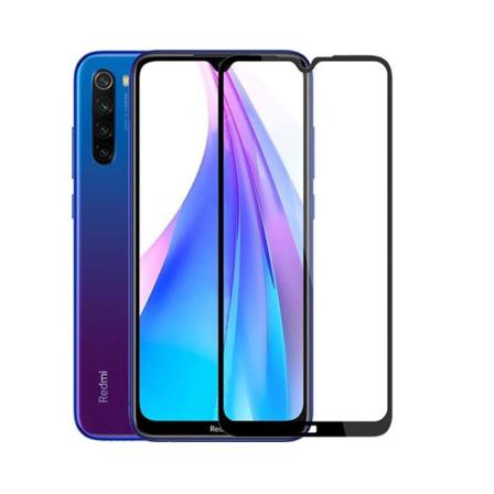 Heltäckande Härdat Glas Till Xiaomi Redmi Note 8 - Svart - Fler Svart