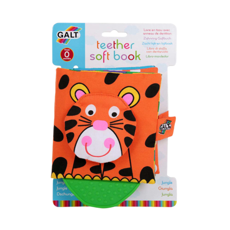 GALT Mjukbok med tuggdel - Djungel Babyleksaker ONESIZE