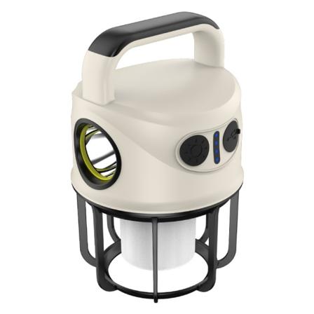 Multifunktionel bærbar campinglampe USB genopladelig dæmpbar campinglampe, 6 tilstande justerbar lysstyrke, egnet til fiskeri/nødsituation/vandring