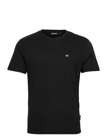 Salis C Ss 1 T-shirts Short-sleeved Musta Napapijri