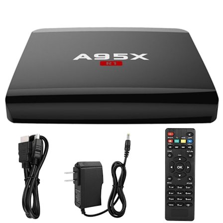 S905W 2GB 16GB HDMI 2.0 DLNA Smart TV Box Android System med fjärrkontroll