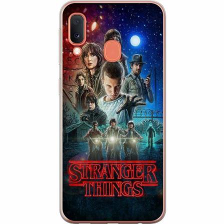 Samsung Galaxy A20e Genomskinligt Skal Stranger Things
