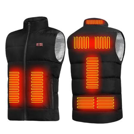 Oppvarmet vest Herre Dame USB Oppvarmet Jakke Oppvarming Thermal zdq