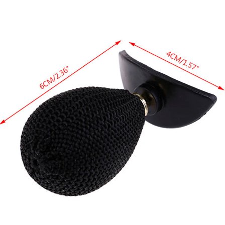 Øjenskyggefold, hurtigt øjenmakeup-tegneværktøj Øjenskyggeapplikator Øjenmakeup kosmetisk værktøj, sort