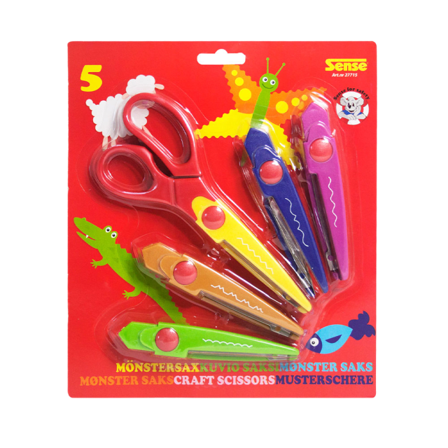 SENSE Mönstersax med 5 blad Skapa & pyssla ONESIZE