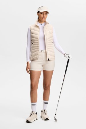 J.Lindeberg - Ella Compression Top - Golf - White - Women - XS