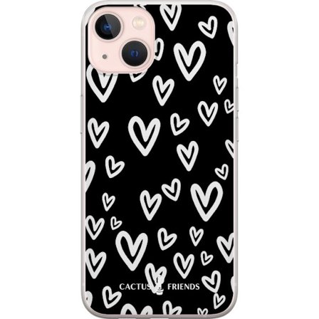 Kompatibelt Mobilskal till Apple Apple iPhone 13 mini Cactus and Friends - Handdrawn Love Chaos