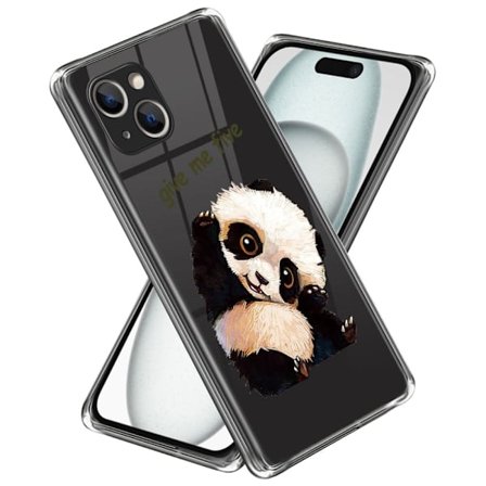 Deco iPhone 15 Plus skal - Panda