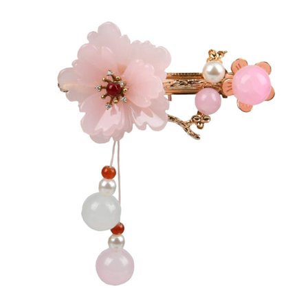 Metallhårklämma för kvinnor Vintage Blommor Medium Storlek Fancy Hårspännen Klämmor Stift Hårgrepp Hårtillbehör