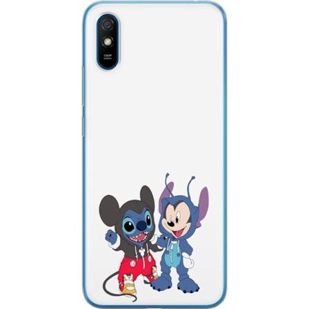 Xiaomi Redmi 9A Gennemsigtig cover Stitch Mickey Mouse