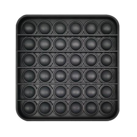 Pop It Fidget Bubble Square - Svart Svart