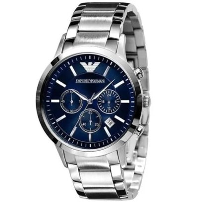 Quartzklocka med armband i rostfritt stål