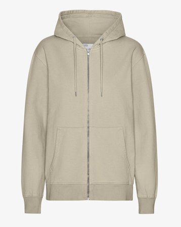 Classic Organic Zip Hood - Oyster Grey - Female - 2XL