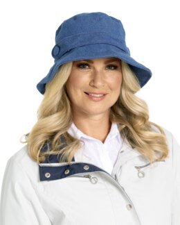 Jeanshat i bucket-model Blå - Åshild